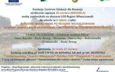 Zdjęcie do Rodzinne wędrowanie. Tym razem wzdłuż Pilicy