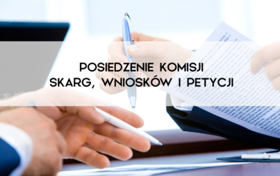 Zdjęcie do Posiedzenie komisji skarg, wniosk&oacute;w i petycji Rady Miejskiej
