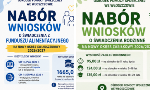 Nabór wniosków na nowy okres świadczeniowy/zasiłkowy 2026/2027