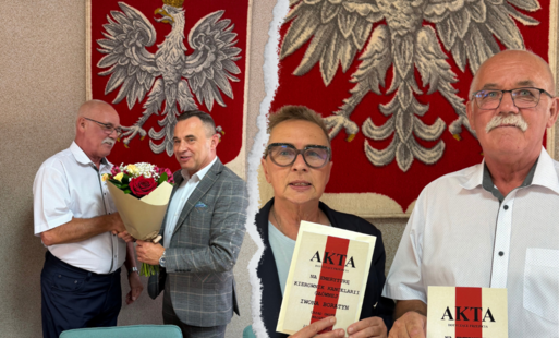 Pani Iwona Boratyn i Pan Zbigniew Kozieł przeszli na zasłużoną emeryturę