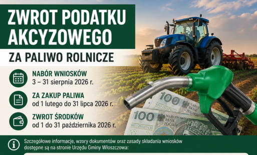 Zwrot podatku akcyzowego w II półroczu 2026 r. 