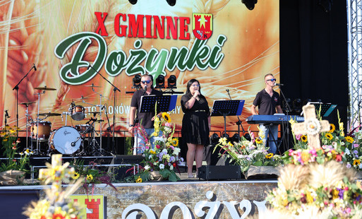 Zdjęcie z napisem X Gminne Dożynki 
