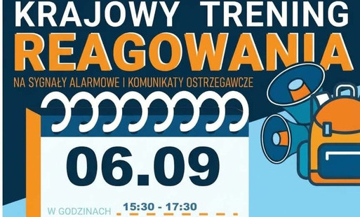 6 września przyjdź na Krajowy Trening Reagowania!