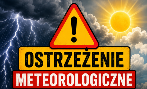 UWAGA! OSTRZEŻENIE METEOROLOGICZNE SILNY WIATR – ZACHOWAJ SZCZEGÓLNĄ OSTROŻNOŚĆ!