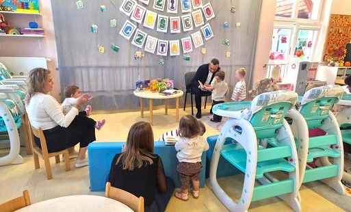 Dzień Głośnego Czytania w Samorządowym Żłobku we Włoszczowie