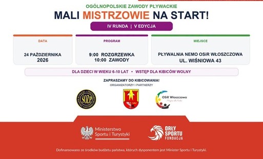 Mali Mistrzowie na Start – już w najbliższą sobotę we Włoszczowie