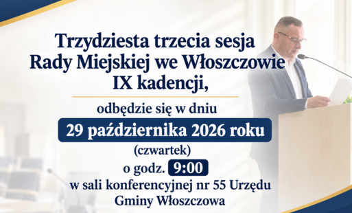 33. sesja Rady Miejskiej we Włoszczowie 