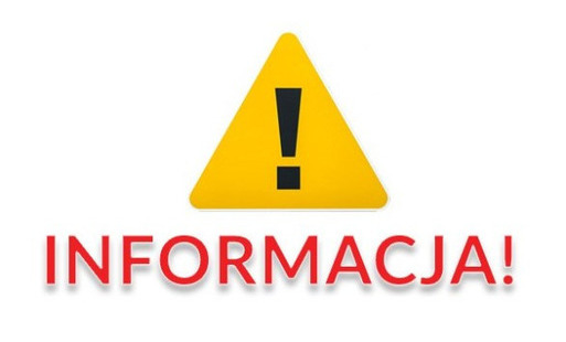 obrazek z napisem Informacja 