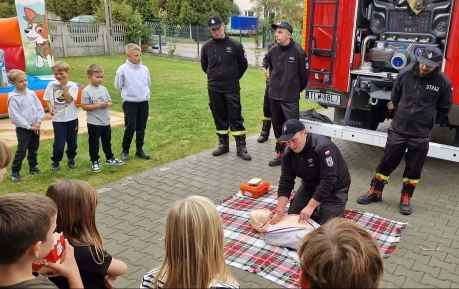 OSP KSRG Kurzelów przeprowadziło szkolenie w Jeżowicach