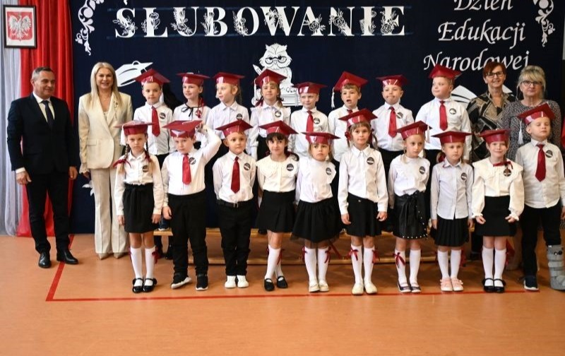 Ślubowanie pierwszoklasistów w Zespole Placówek Oświatowych w Koniecznie