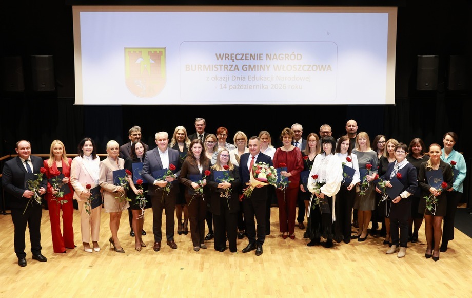 Nagrody dla nauczycieli z okazji Dnia Edukacji Narodowej w Gminie Włoszczowa