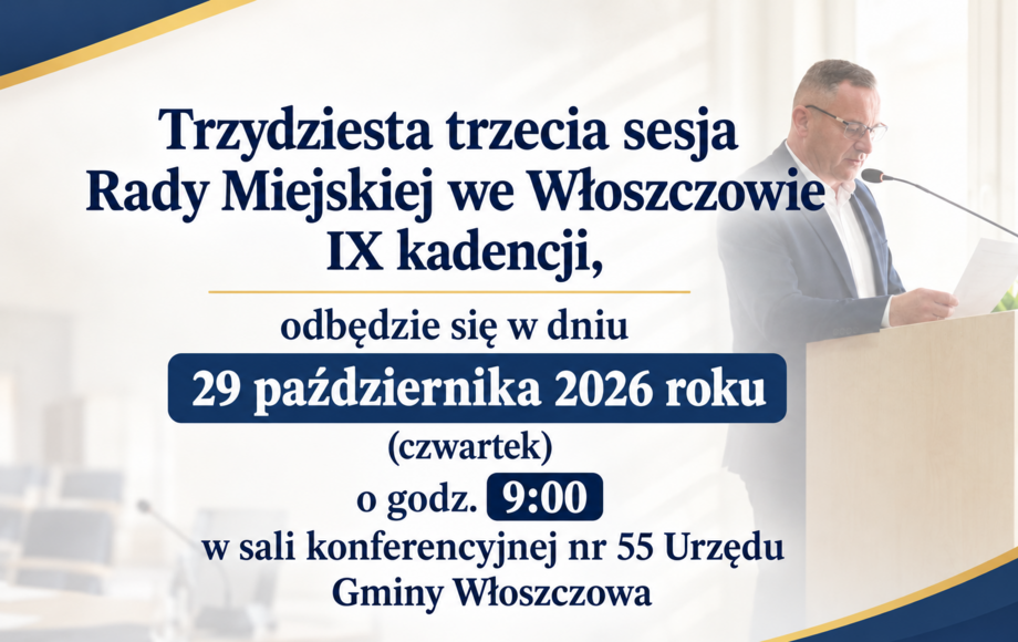 33. sesja Rady Miejskiej we Włoszczowie
