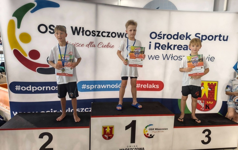 Zawody pływackie „Mali Mistrzowie na Start” we Włoszczowie