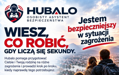 Wiceprzewodniczący Rady Miejskiej we Włoszczowie Michał Szafrański stworzył aplikację HUBALO - osobistego asystenta bezpieczeństwa 